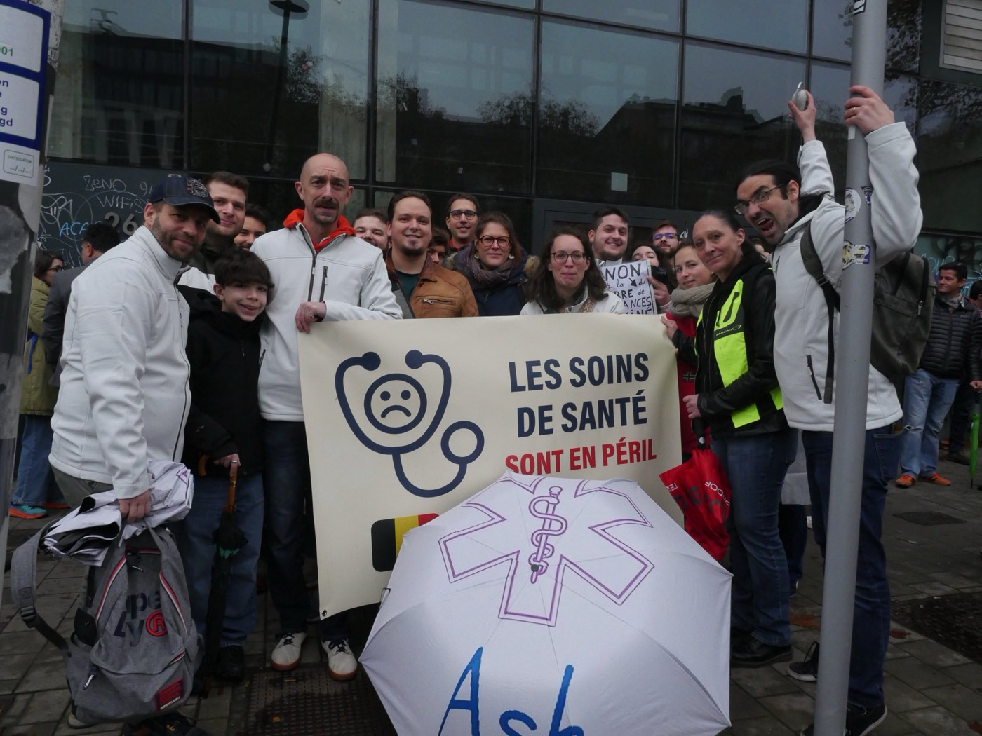 ASK en manifestation &agrave; Bruxelles